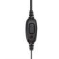 Preview: 2-poliger Überwachungs-Ohrhörer mit Spiralkabel, 1-adrig, für Kenwood-Radio
