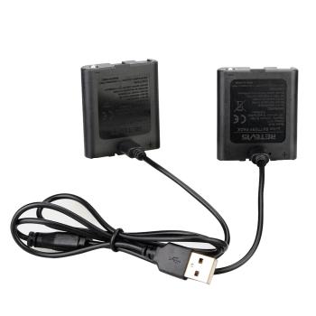 Preview: 2 Stück 1000 mAh Akku und USB-Ladekabel für RT45 RT628