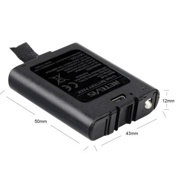 2 Stück 1000 mAh Akku und USB-Ladekabel für RT45 RT628