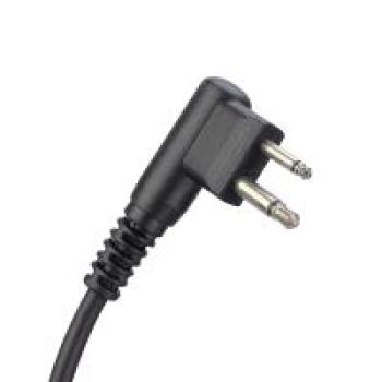 Preview: Motorola 2PIN dehnbares, gewickeltes taktisches Kehlkopfmikrofon, großes PTT 0 Bewertungen/Schreiben Sie eine Rezension