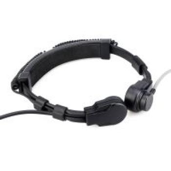 3,5 mm dehnbares, aufgewickeltes taktisches Kehlkopfmikrofon TCI PTT