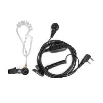 2-poliger Überwachungs-Ohrhörer mit Spiralkabel, 1-adrig, für Kenwood-Radio