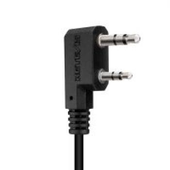 Preview: EEK012 2-poliger, verstellbarer D-förmiger Ohrhörer für Kenwood-Radio