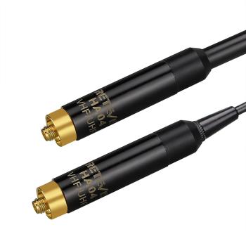 Abnehmbare 2-Segment-Teleskopantenne mit Ladespule und hoher Verstärkung