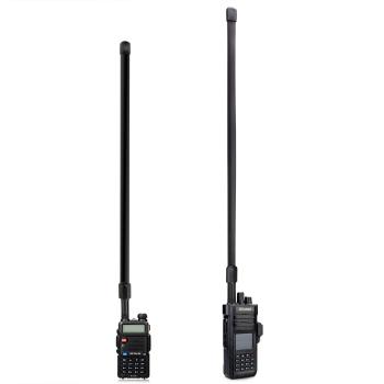 HA05 Schwarze rollbare Antenne mit hoher Verstärkung, Dualband SMA-F