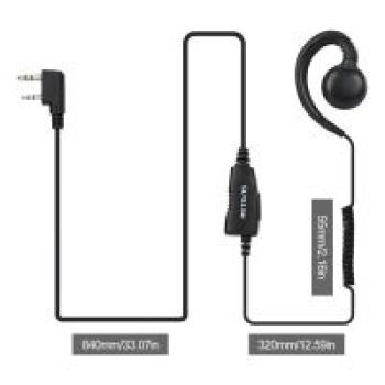 Preview: EEK021 Kenwood 2-poliger C-förmiger Ohrhörer