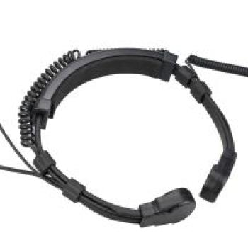 ETK007 Fahrrad-Headset mit verstellbarem Kehlkopfmikrofon und Finger-PTT