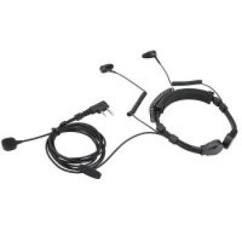 ETK007 Fahrrad-Headset mit verstellbarem Kehlkopfmikrofon und Finger-PTT