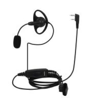 EEK020 Einstellbare Boom Mic D-Ring Ohrhörer Dual PTT Kenwood 2Pin