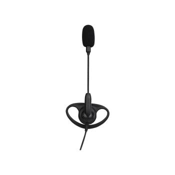 EEM004 Einstellbare Boom Mic D-Ring Ohrhörer Dual PTT Motorola 2Pin