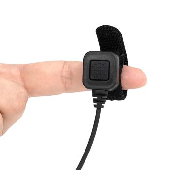 EEM004 Einstellbare Boom Mic D-Ring Ohrhörer Dual PTT Motorola 2Pin