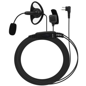 Preview: EEM004 Einstellbare Boom Mic D-Ring Ohrhörer Dual PTT Motorola 2Pin