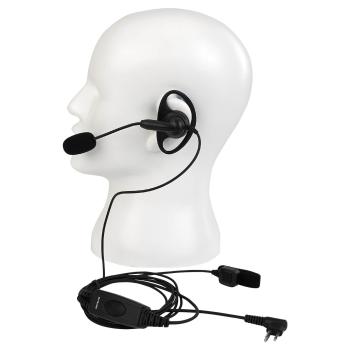 Preview: EEM004 Einstellbare Boom Mic D-Ring Ohrhörer Dual PTT Motorola 2Pin