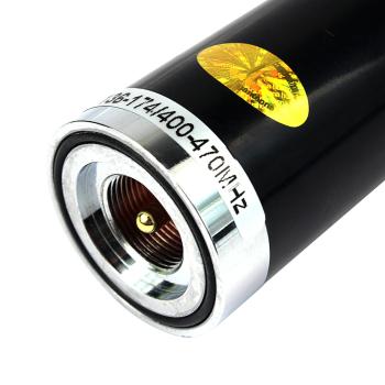 Preview: Schwarze Dualband-Autoradio-Stummelantenne VHF/UHF PL259-M