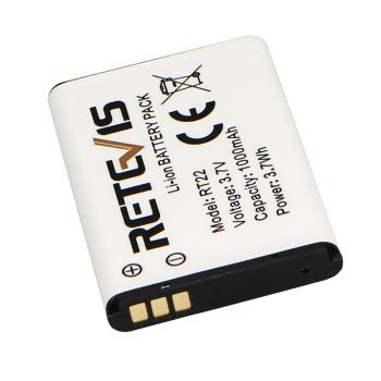 Preview: Original Li-Ionen-Akku 1000 mAh 3,7 V für Retevis RT22
