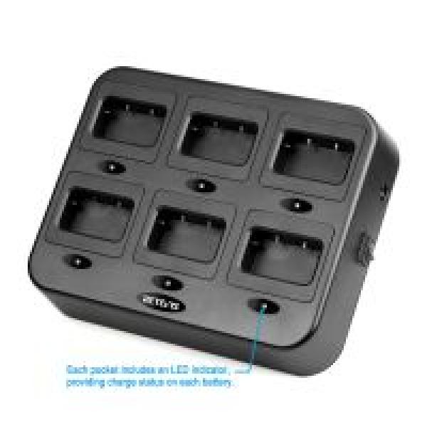 RTC27 6-Bank-Multi-Unit-Ladegerät für Retevis RT27 RT27V