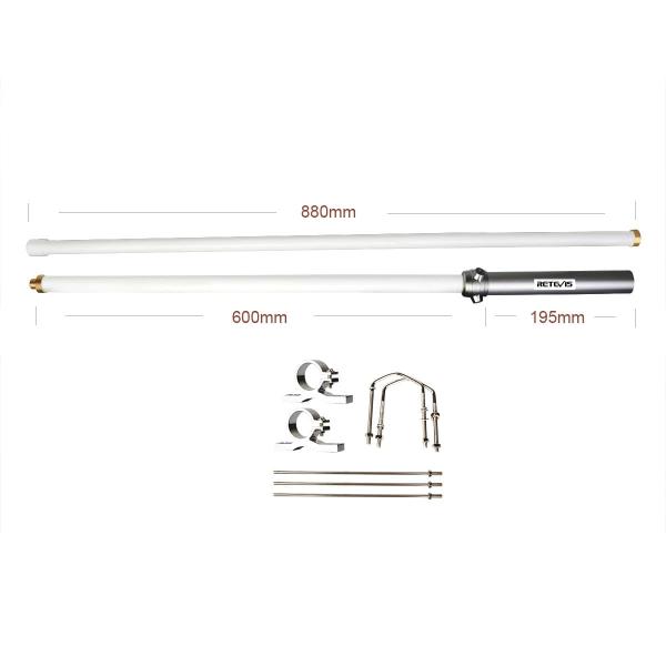 UHF/VHF-Basisstations-Repeater-FRP-Antenne