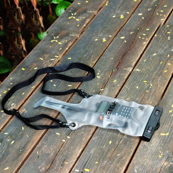 Universelle wasserdichte Tasche mit Trageriemen für Funkgeräte