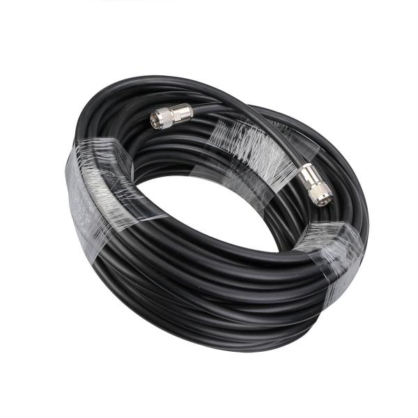 50-7 verlustarmes Koaxial-Verlängerungskabel aus reinem Kupfer, 25 Meter