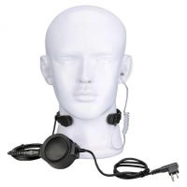 Motorola 2PIN dehnbares, gewickeltes taktisches Kehlkopfmikrofon, großes PTT 0 Bewertungen/Schreiben Sie eine Rezension