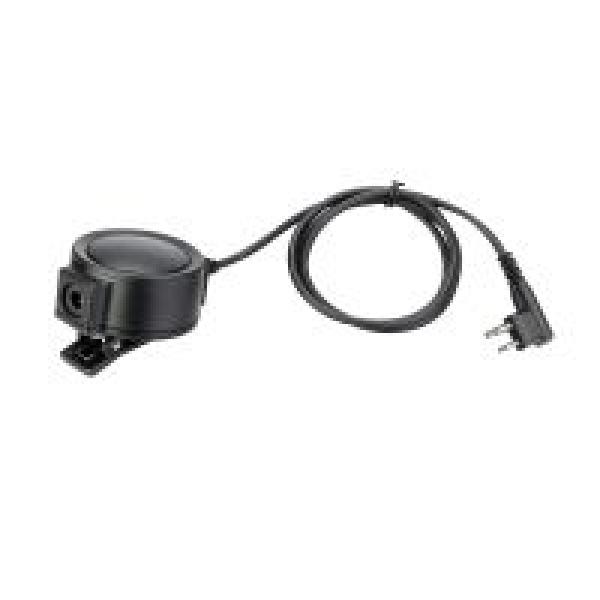 Motorola 2PIN dehnbares, gewickeltes taktisches Kehlkopfmikrofon, großes PTT 0 Bewertungen/Schreiben Sie eine Rezension