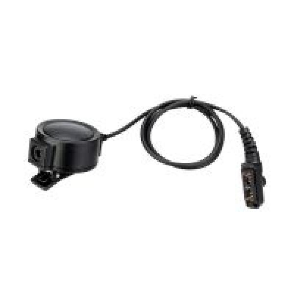 Hytera PD780 Dehnbares, gewickeltes taktisches Kehlkopfmikrofon, großes PTT