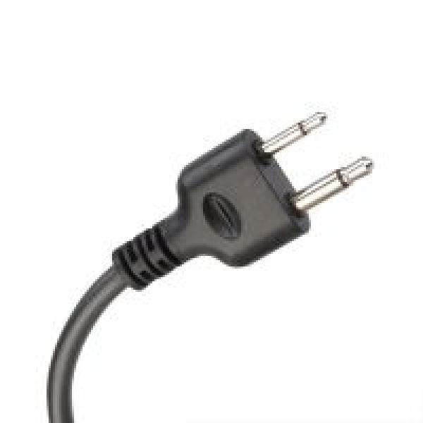 Dehnbares, gewickeltes taktisches Kehlkopfmikrofon TCI PTT für ICOM-Radio