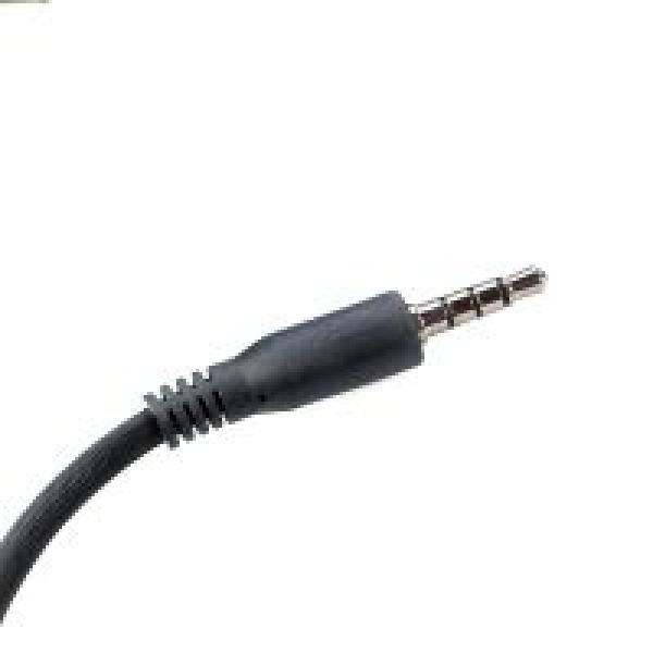 3,5 mm dehnbares, aufgewickeltes taktisches Kehlkopfmikrofon TCI PTT