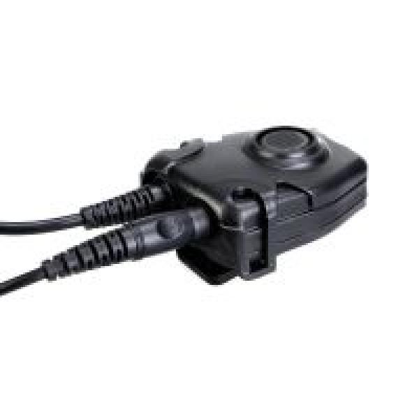 T6200 PELTOR PTT Dehnbares, gewickeltes taktisches Kehlkopfmikrofon