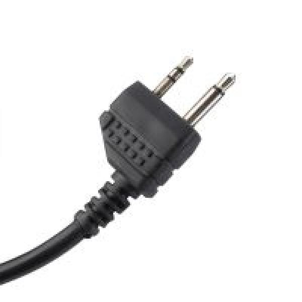 MIDLAND Dehnbares, gewickeltes taktisches Kehlkopfmikrofon PELTOR PTT