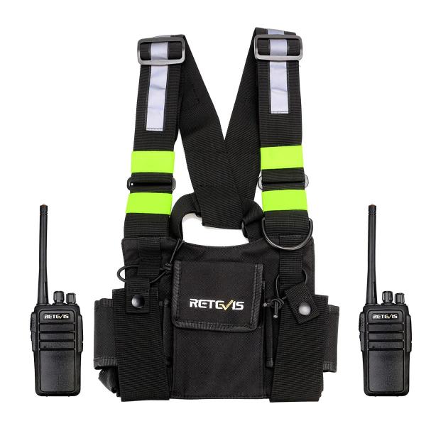 Universelle schwarze Radio-Truhe mit fluoreszierender Leiste