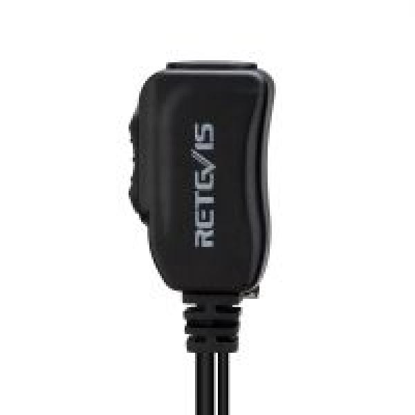 EEK012 2-poliger, verstellbarer D-förmiger Ohrhörer für Kenwood-Radio