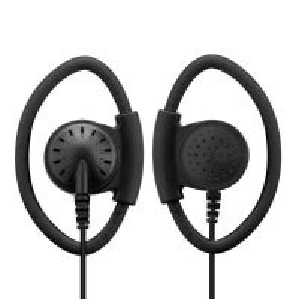 EEK012 2-poliger, verstellbarer D-förmiger Ohrhörer für Kenwood-Radio