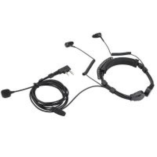 ETK007 Fahrrad-Headset mit verstellbarem Kehlkopfmikrofon und Finger-PTT