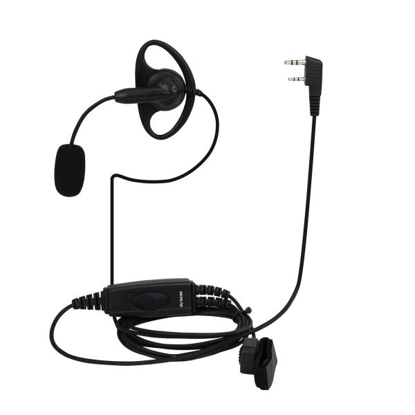 EEM004 Einstellbare Boom Mic D-Ring Ohrhörer Dual PTT Motorola 2Pin