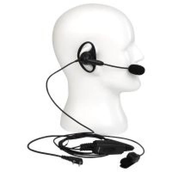EEK020 Einstellbare Boom Mic D-Ring Ohrhörer Dual PTT Kenwood 2Pin