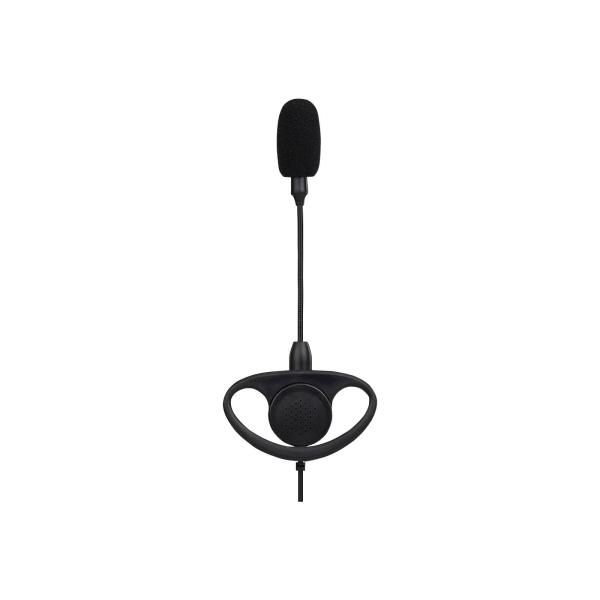 EEM004 Einstellbare Boom Mic D-Ring Ohrhörer Dual PTT Motorola 2Pin