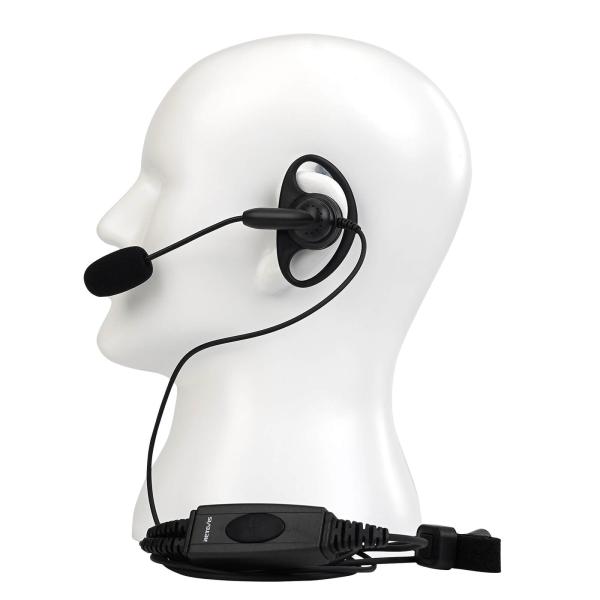 EEM004 Einstellbare Boom Mic D-Ring Ohrhörer Dual PTT Motorola 2Pin
