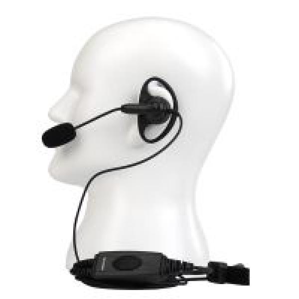 EEK020 Einstellbare Boom Mic D-Ring Ohrhörer Dual PTT Kenwood 2Pin
