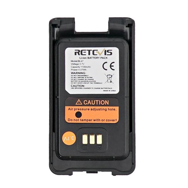 1100 mAh Original-Li-Ionen-Akku für Retevis RT47 RT647 RT47V